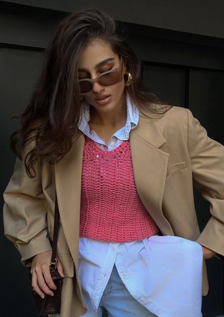 Neri | Sonnenbrille mit quadratischem und rundem Rahmen