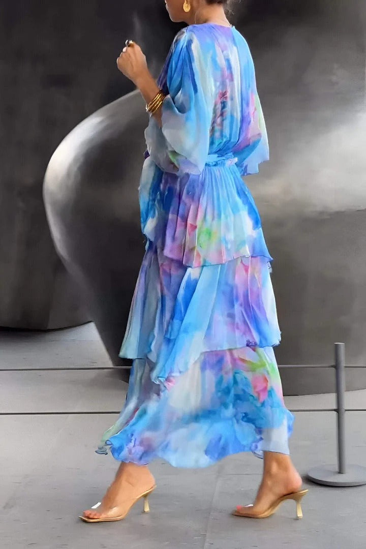 Diana | Atemberaubendes V-Ausschnitt Kleid