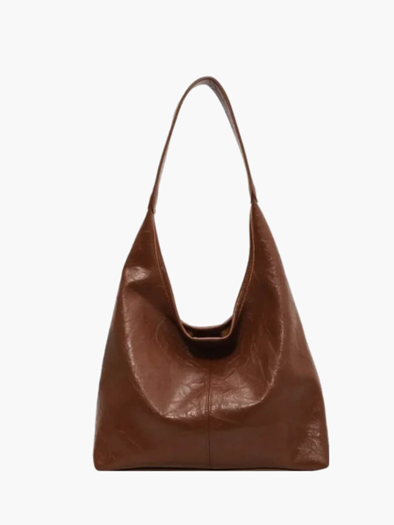 Clara | Minimalistische Leder-Schultertasche