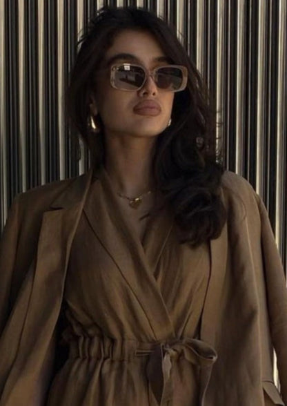 Neri | Sonnenbrille mit quadratischem und rundem Rahmen