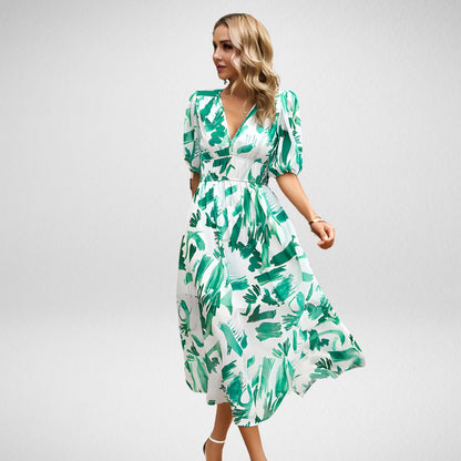 Johanna | V-Ausschnitt Freizeitkleid